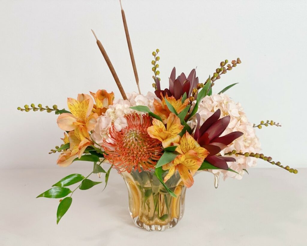 best spring flowers pin cushion protea luxe stems